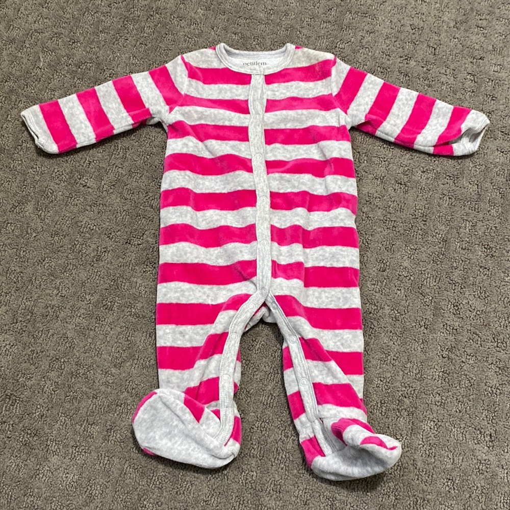 Petit Lem velvet onesie